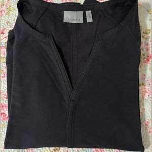 Athleta Black Pull-Over with waist tie for spunk